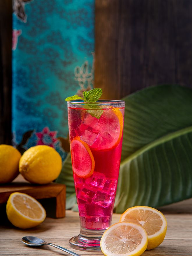 Iced Pink Lemonade