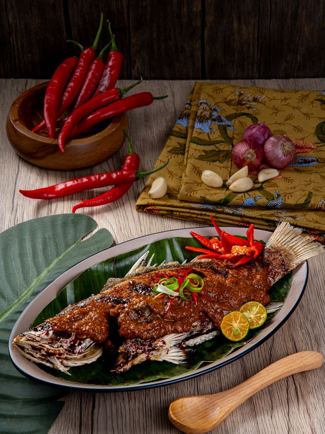 Ikan Bakar Seabass