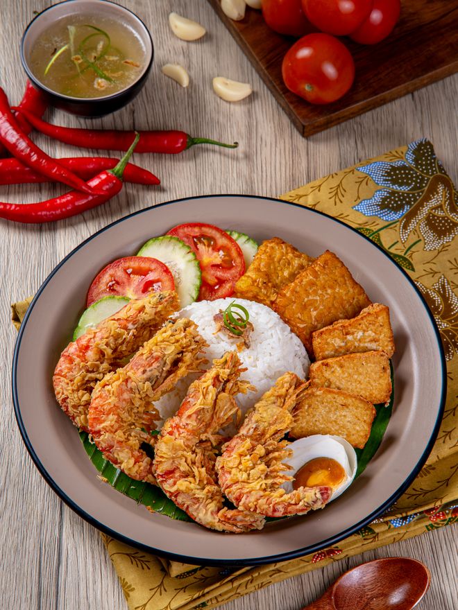 Udang Penyet