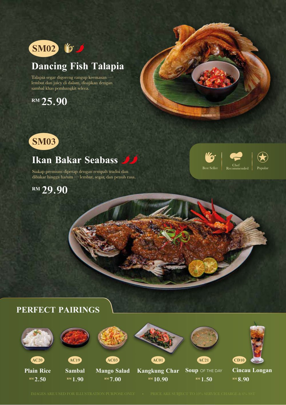 Simply Enak menu page 9