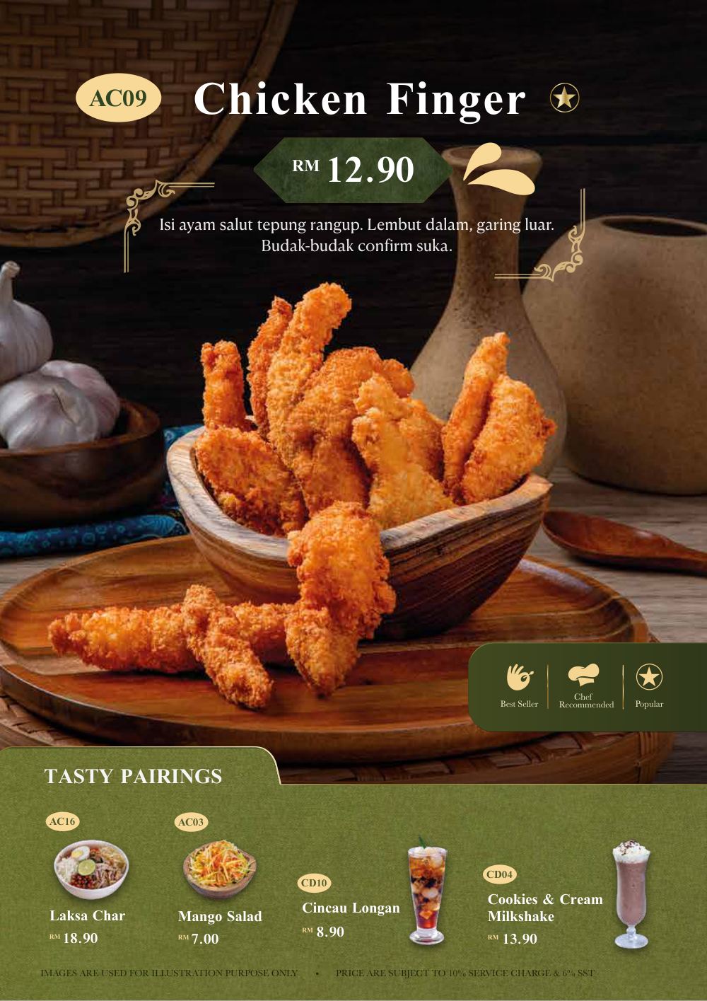 Simply Enak menu page 16